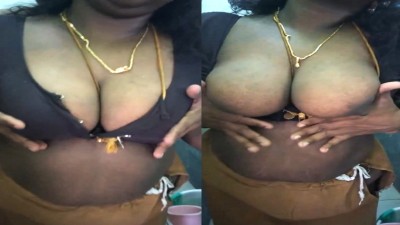 Lankan sri aunty strips jacket squeezing big boobs